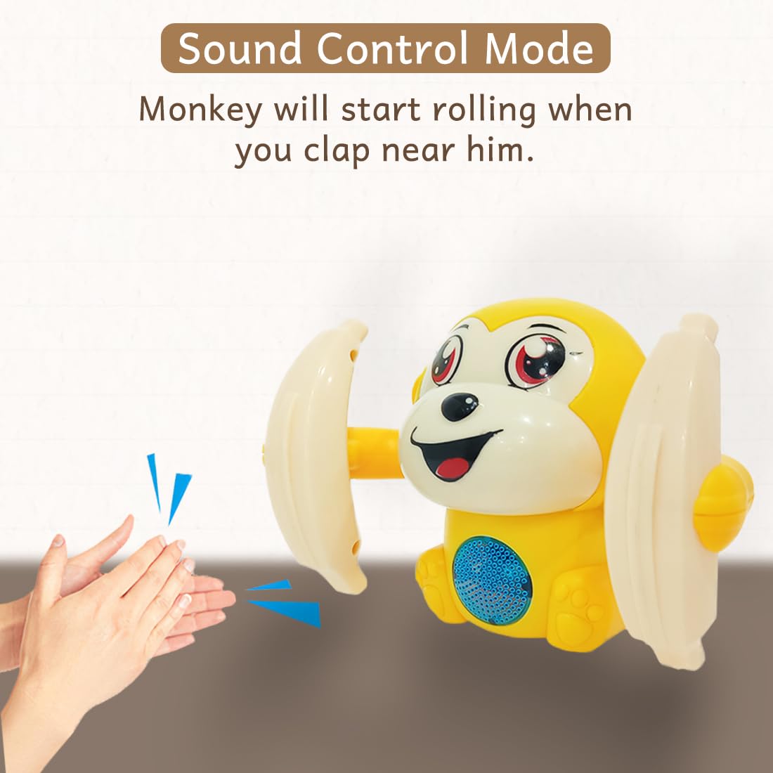 Tumble Monkey Toys Voice Control with Musical Toy