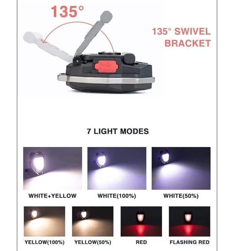 Emergency Rechargeable COB light with Lighter